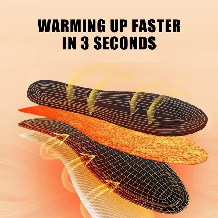USB Heated Shoe Insoles Feet Warm Sock Pad Mat Electrically Heating Insoles Washable Winter Warm Thermal Insoles Unisex